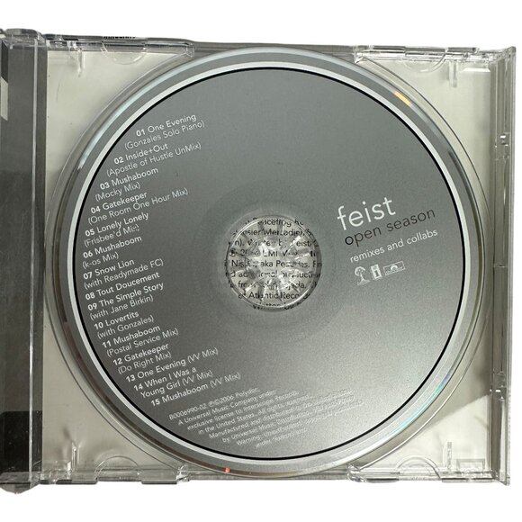 Feist Open Season Remixes & Collabs CD 2006 Indie-Folk Polydor Records - Picture 4 of 8